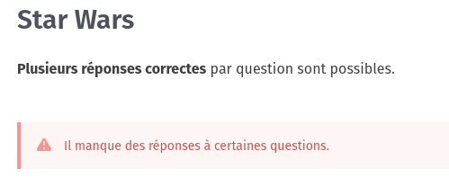 Error for partial quiz submission