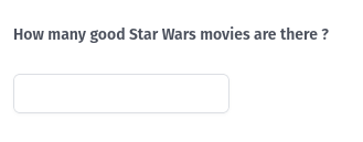 A full-text question